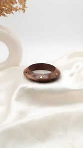 Arc Wooden Bangle